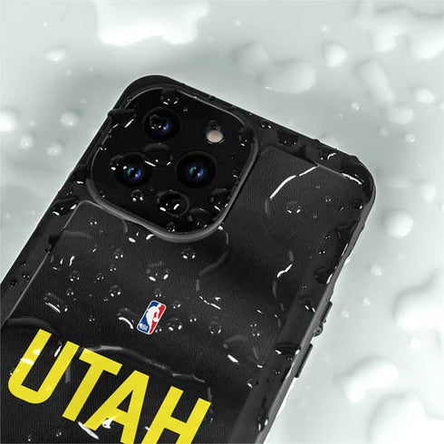 NBA Utah Jazz Jersey iPhone 15 Pro Waterproof Case